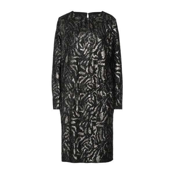 【送料無料】 レ コパン レディース ワンピース トップス Midi dresses Black