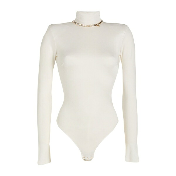 【送料無料】 エリザベスフランキ レディース Tシャツ トップス Bodysuits White｜asty