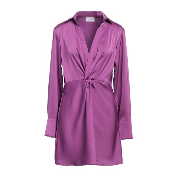 【送料無料】 クリップス レディース ワンピース トップス Mini dresses Purple