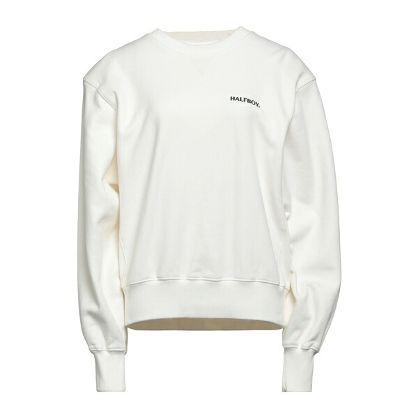 【送料無料】 ハーフボーイ レディース パーカー・スウェットシャツ アウター Sweatshirts White