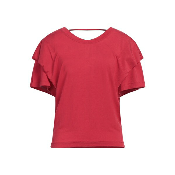 【送料無料】 イロ レディース Tシャツ トップス T-shirts Red