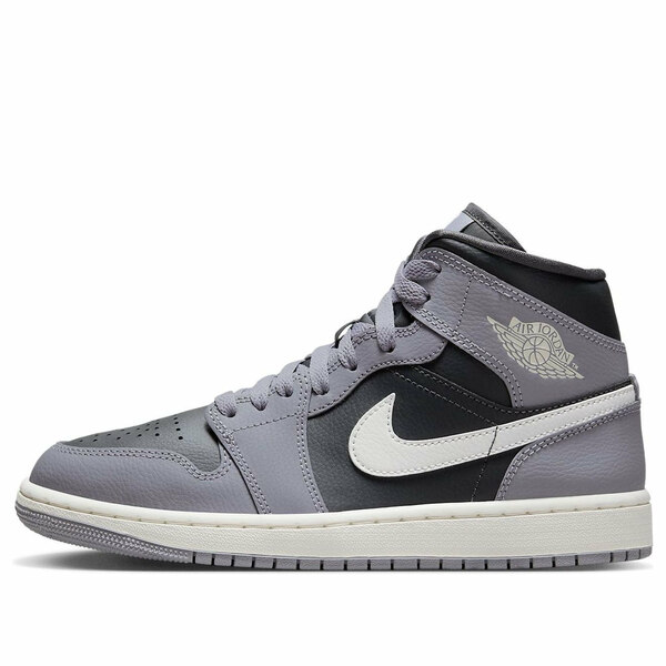 Jordan ジョーダン レディース スニーカー 【(WMNS) Air Jordan 1 Mid 'Cement Grey' BQ6472-022】 サイズ US_8(25.0cm)|asty