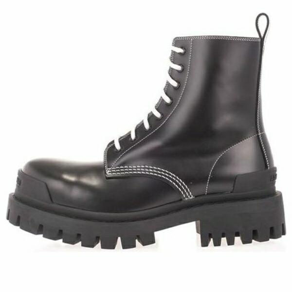 【BALENCIAGA】ストライク レザー アンクルブーツ☆関税込 BALENCIAGA】ストライク レザー アンクルブーツ☆関税込