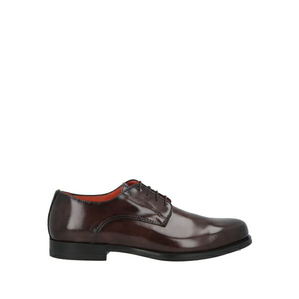 【貨物輸送無料】 サントーニ メンズ お召しものシューズ シューズ Lace-up shoes Brown