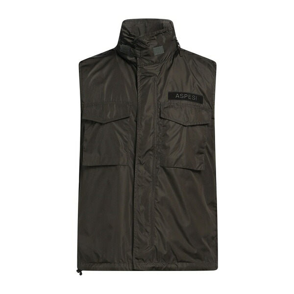 【送料無料】 アスペジ メンズ ジャケット＆ブルゾン アウター Vests Green
