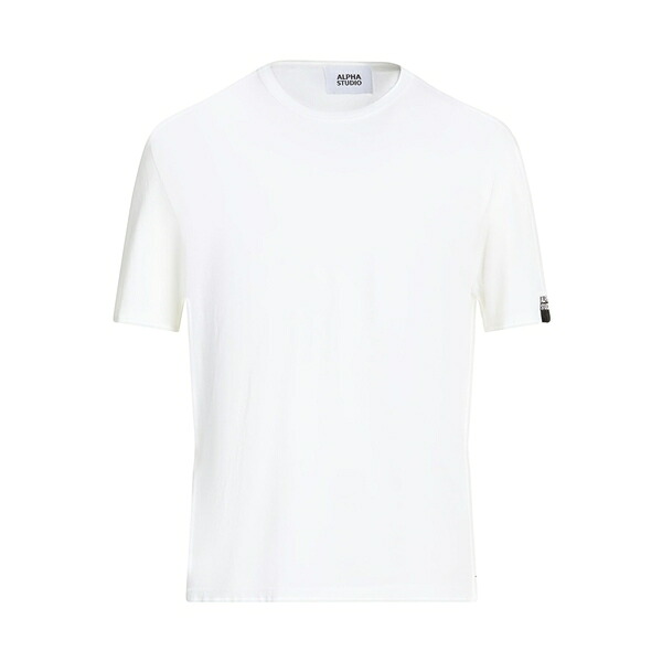【送料無料】 アルファス テューディオ メンズ Tシャツ トップス T-shirts Beige｜asty