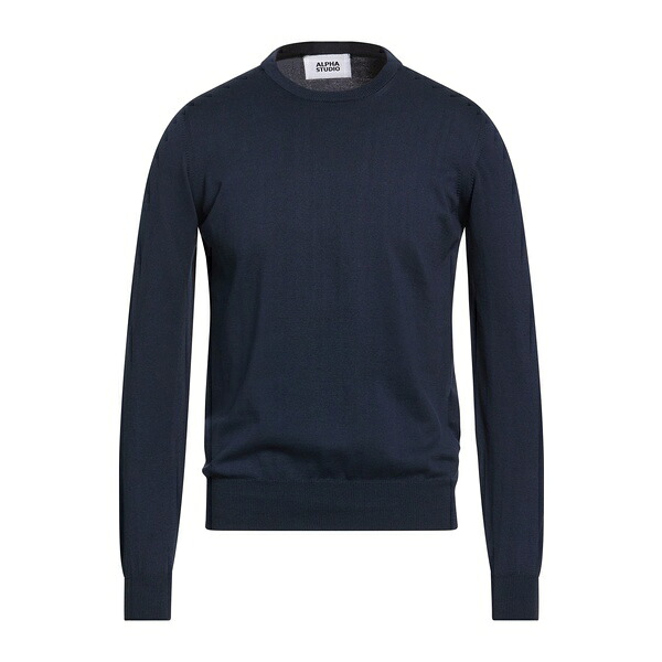【貨物輸送無料】 アルファス テューディオ メンズ 編み物\u0026スウェーター アウター Sweaters Blue