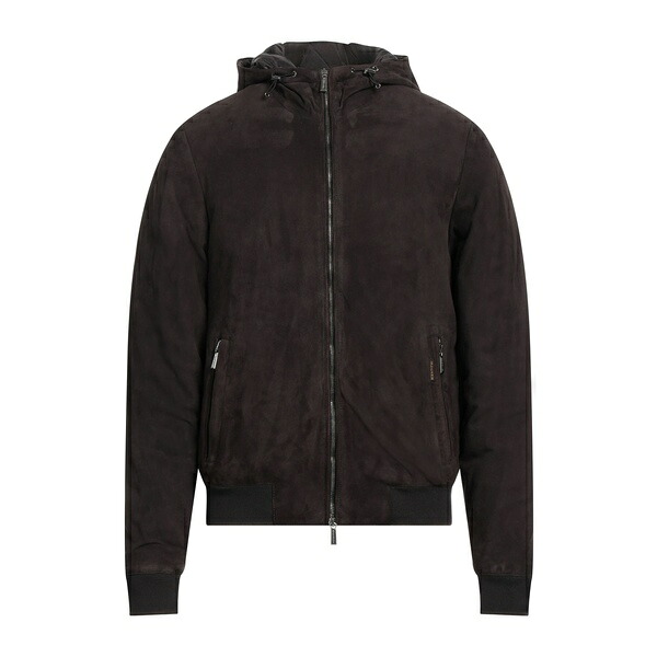 【貨物輸送無料】 ムーレー メンズ 上衣＆上衣 アウター Puffers Brown