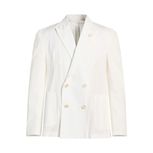 【送料無料】 ラルディーニ メンズ ジャケット&ブルゾン アウター Blazers White|asty