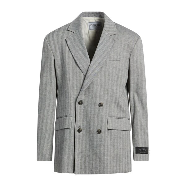 【送料無料】 アイスバーグ メンズ ジャケット＆ブルゾン アウター Blazers Black