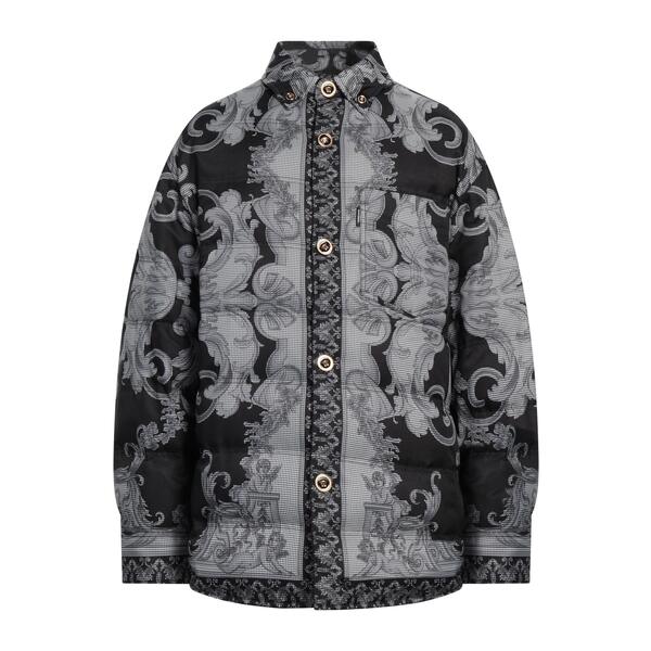 【貨物輸送無料】 ヴェルサーチ メンズ 上衣＆上衣 アウター Puffers Black