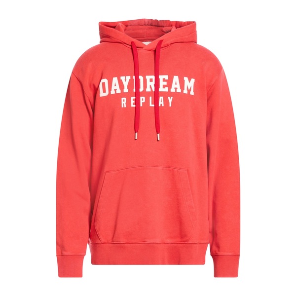 【貨物輸送無料】 リプレー メンズ パーカー・スウェットシャツ アウター Sweatshirts Red