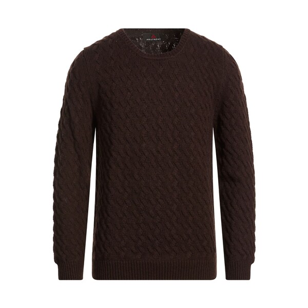 【送料無料】 ピューテリー メンズ ニット&セーター アウター Sweaters Brown｜asty