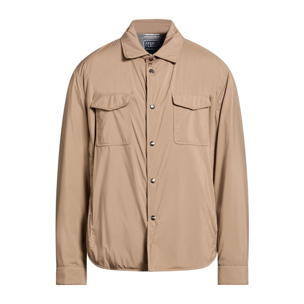 【送料無料】 フェデーリ メンズ ジャケット＆ブルゾン アウター Jackets Beige