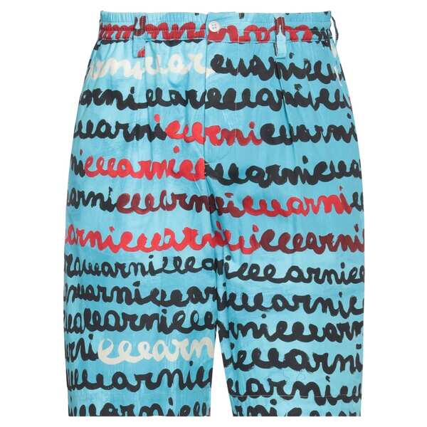 【送料無料】 マルニ メンズ カジュアルパンツ ボトムス Shorts \u0026 Bermuda Shorts Azure