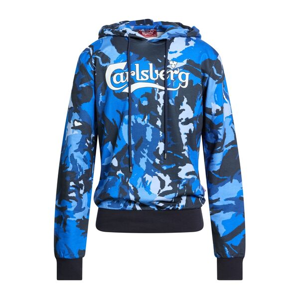【貨物輸送無料】 カールスバーグ メンズ パーカー・スウェットシャツ アウター Sweatshirts Blue メンズファッション-パーカー-トップス