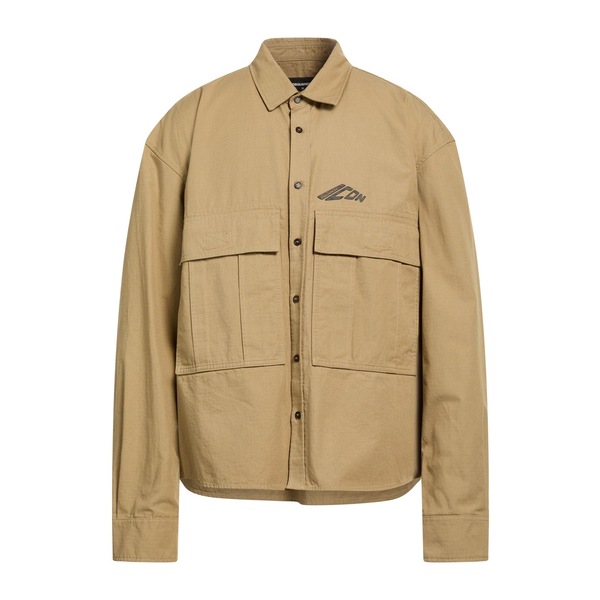 【送料無料】 ディースクエアード メンズ シャツ トップス Shirts Beige｜asty