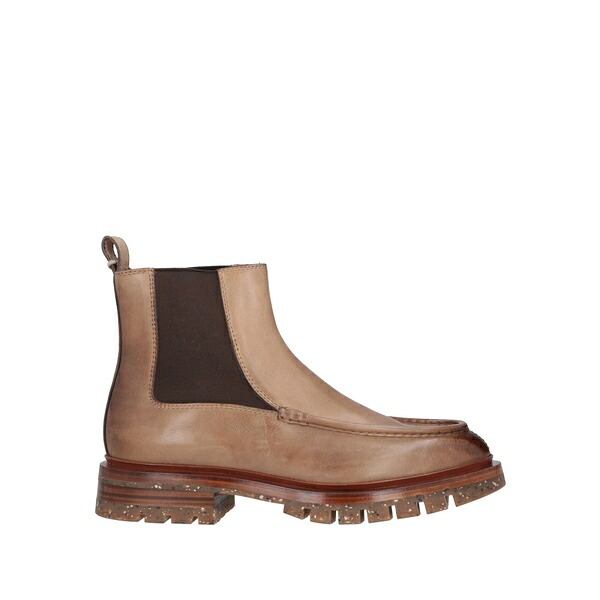 【貨物輸送無料】 サントーニ メンズ ブーツ シューズ Ankle boots Beige