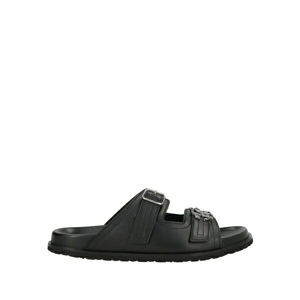 【貨物輸送無料】 ロベルトカヴァリ メンズ サンダル シューズ Sandals Black