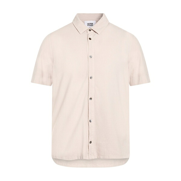 【貨物輸送無料】 アルファス テューディオ メンズ プルオーバー トップス Shirts Beige