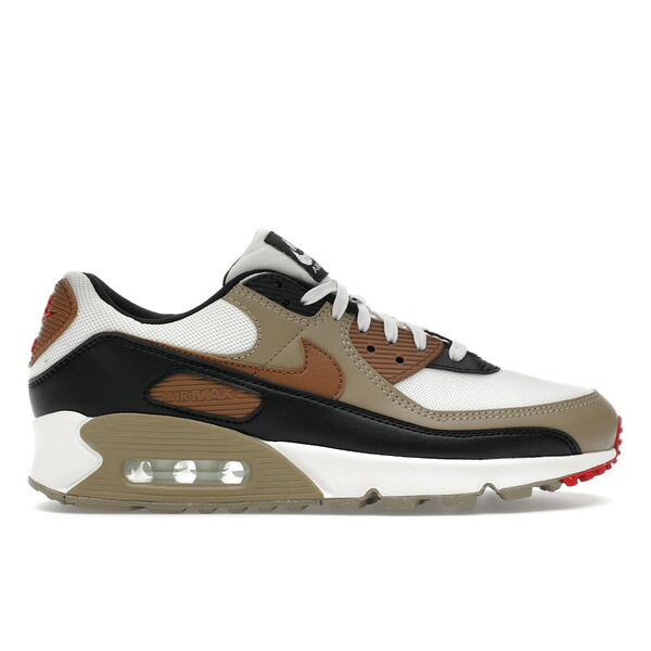Nike ナイキ レディース スニーカー 【Nike Air Max 90 Phantom Black Fire Red Light British Tan (Women's)】 サイズ US_7.5(24.5cm) Phantom/Black/Fire Red/Light British Tan|asty