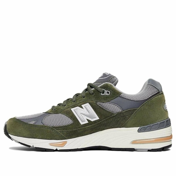 New Balance ニュー平衡にする メンズ スニーカー  【New Balance 991 Made インチ England \u0027Green Grey\u0027 M991GGT】  大きさ US_9.5(27.5糎)