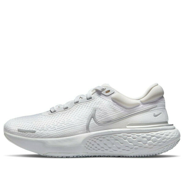Nike ナイキ レディース スニーカー 【(WMNS) Nike ZoomX Invincible Run Flyknit 'White Metallic Silver' CT2229-101】 サイズ US_6(23.0cm)|asty