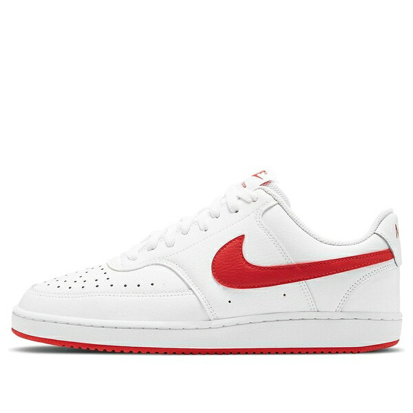 Nike ナイキ レディース スニーカー  【(WMNS) Nike Court Vision Low \u0027White University Red\u0027 CD5434-101】  大いさ US_7.5(24.5珊) レディース靴-スニーカー-靴