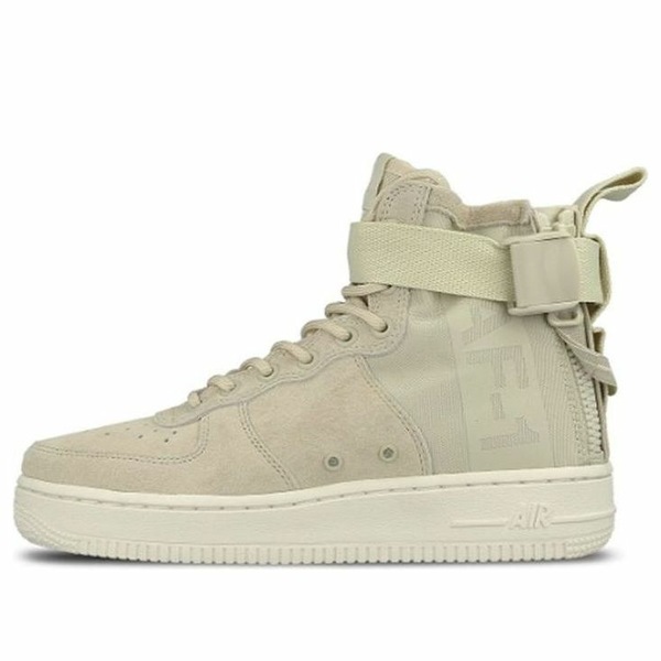 Nike ナイキ レディース スニーカー  【(WMNS) Nike 空想科学小説 Air Force 1 Mid \u0027Fossil\u0027 AA3966-202】  大きさ US_5.5(22.5糎)