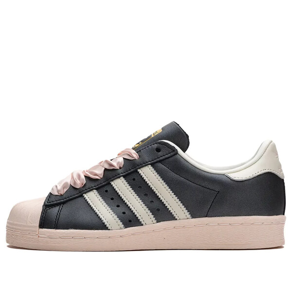 adidas アディダス レディース スニーカー 【(WMNS) adidas Superstar 82 'Black Pink Ribbon Laces' ID1423】 サイズ US_7(24.0cm)|asty