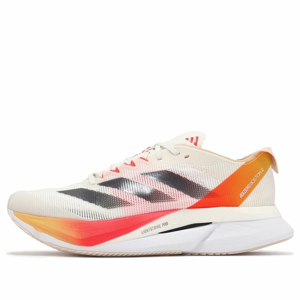 adidas アディダス レディース スニーカー 【(WMNS) adidas Adizero Boston 12 'Ivory Solar Red' IG3325】 サイズ US_8.5(25.5cm)｜asty