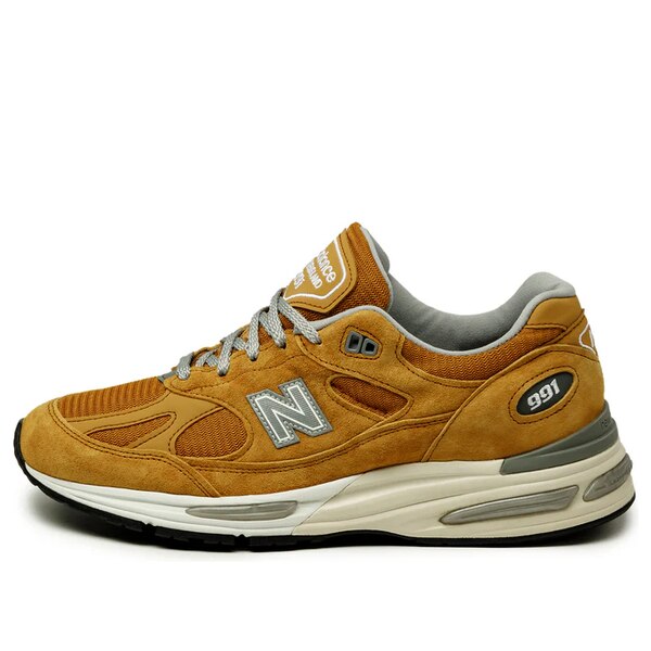 New Balance ニュー平衡にする メンズ スニーカー  【New Balance 991v2 Made インチ UK \u0027Pumpkin\u0027 U991YE2】  大きさ US_8(26.0糎)