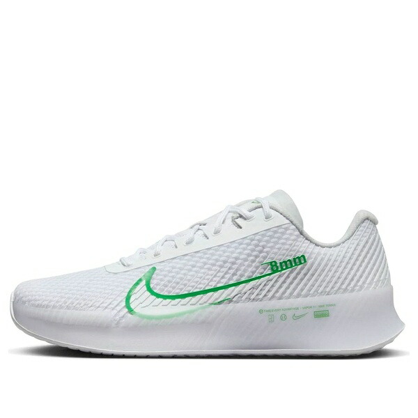 Nike ナイキ メンズ スニーカー  【Nike Court Air Zoom Vapor 11 HC \u0027White Kelly Green\u0027 DR6966-102】  大きさ US_9.5(27.5珊)