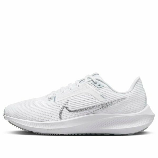 Nike ナイキ レディース スニーカー White/Metallic Silver 【(WMNS) Nike Air Zoom Pegasus 40 \u0027White Metallic Silver\u0027 DV3854-101】  大きさ US_5.5(22.5糎)
