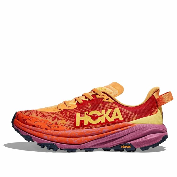 HOKA ONE ONE ホカオネオネ レディース スニーカー Sorbet/Beet Root 【(WMNS) HOKA ONE ONE Speedgoat 6 Wide \u0027Sorbet Beet Root\u0027 1147832-SRBT】  大きさ US_7(24.0珊)