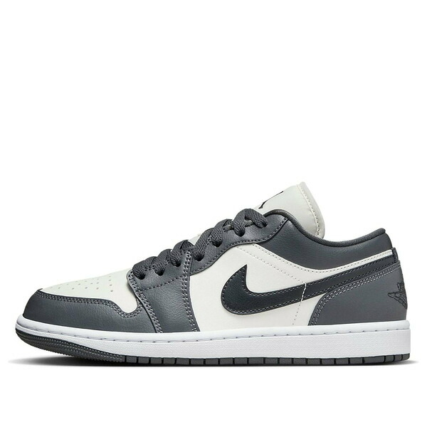 Air Jordan ジョーダン レディース スニーカー Sail/Off Noir/Dark Grey/White 【(WMNS) Air Jordan 1 Low \'Dark Grey\' DC0774-102】 サイズ US_8.5(25.5cm)|asty