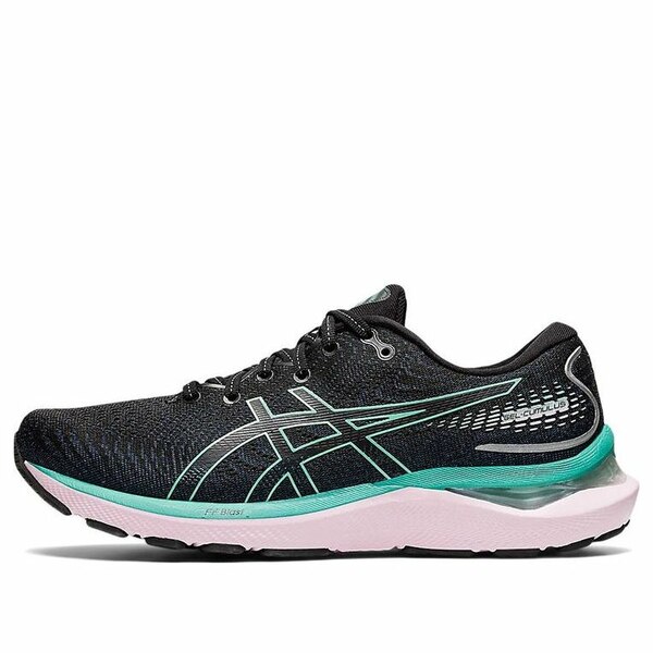 ASICS アシックス レディース スニーカー Black/Green 【(WMNS) ASICS Gel-Cumulus 24 'Black Sage' 1012B206-002】 サイズ US_5(22.0cm)|asty