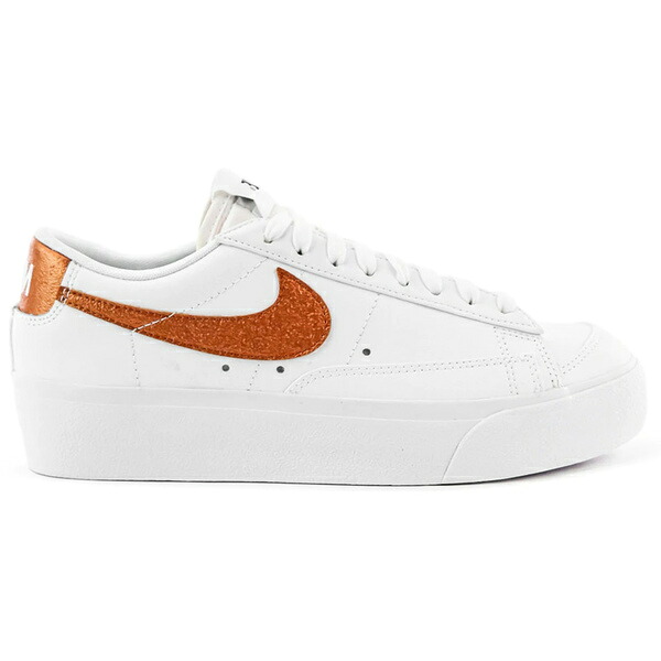 Nike ナイキ レディース スニーカー  【Nike Blazer Low Platform Essential White Metallic Copper (Women\u0027s)】  大きさ US_5.5(22.5糎) White/Metallic Copper/Black