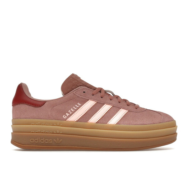 adidas アディダス レディース スニーカー 【adidas Gazelle Bold Warm Clay Clear Orange (Women's)】 サイズ US_8.5(25.5cm) Warm Clay/Clear Orange/Preloved Ruby|asty