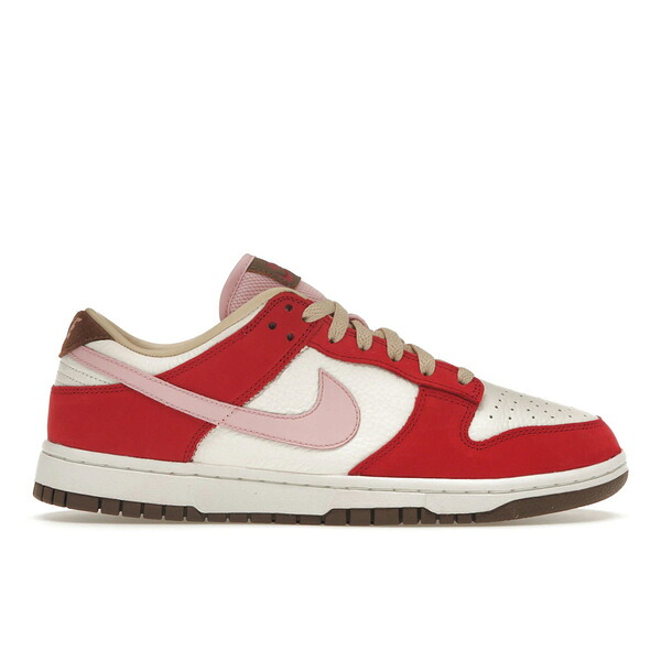 Nike ナイキ レディース スニーカー  【Nike Dunk Low PRM Bacon (Women\u0027s)】  大きさ US_7.5(24.5糎) Sport Red/Sheen/Sail/Medium Brown