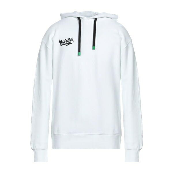 【貨物輸送無料】 ディスクレイマー メンズ パーカー・スウェットシャツ アウター Sweatshirts White パーカー-トップス-メンズファッション