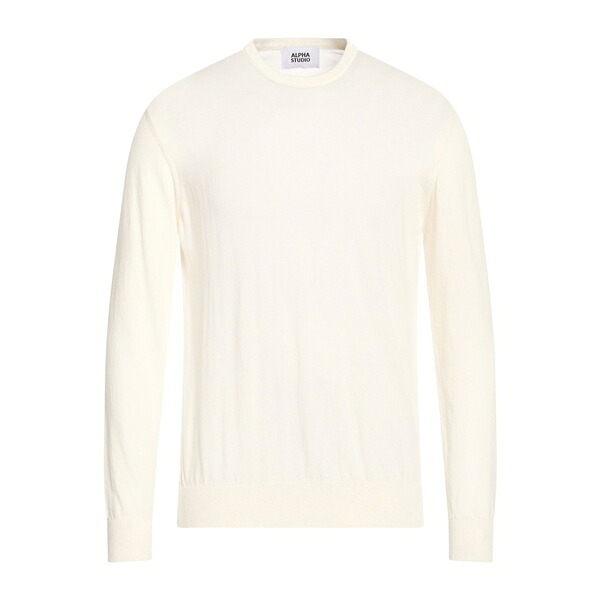 【送料無料】 アルファス テューディオ メンズ ニット&セーター アウター Sweaters White