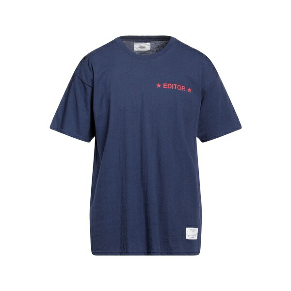【送料無料】 エディター メンズ Tシャツ トップス T-shirts Blue