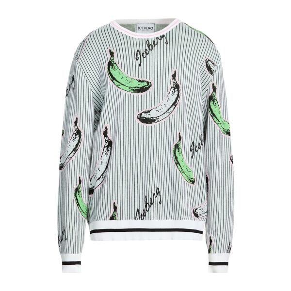 【送料無料】 アイスバーグ メンズ ニット&セーター アウター Sweaters Grey|asty
