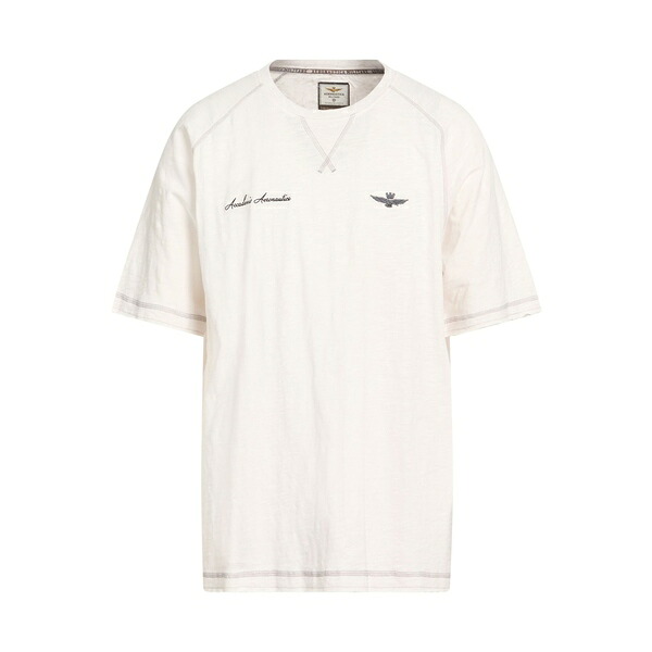 【送料無料】 アエロナウティカ ミリターレ メンズ Tシャツ トップス T-shirts White