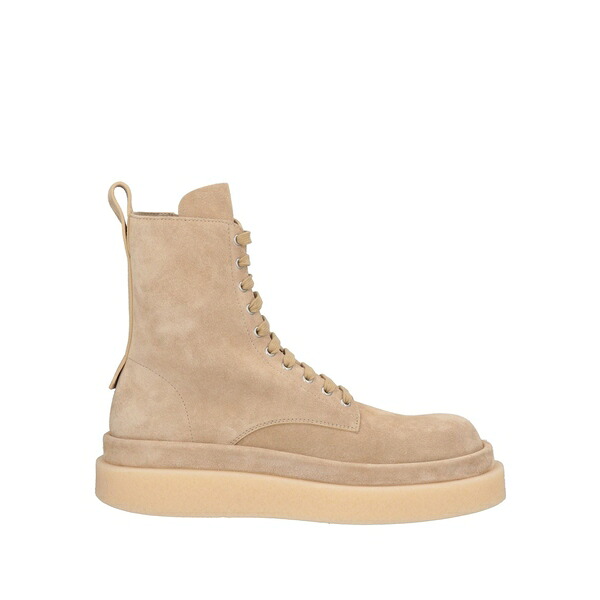 【貨物輸送無料】 ジル・サンダー メンズ ブーツ シューズ Ankle boots Beige