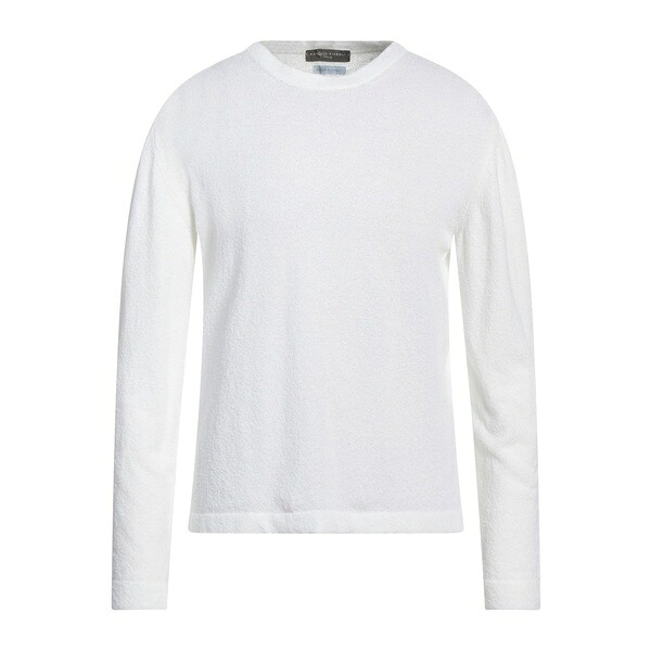【貨物輸送無料】 ダニエル フィエゾリ メンズ 編み物\u0026スウェーター アウター Sweaters White トップス-ニット・セーター-メンズファッション