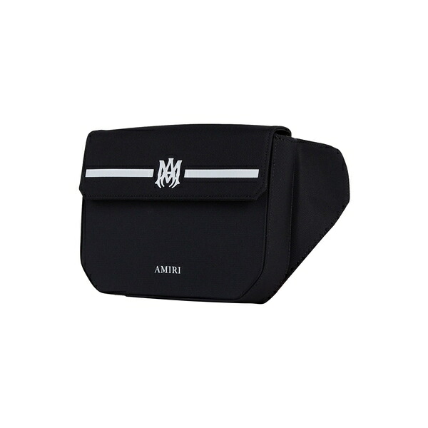 【貨物輸送無料】 アミリ メンズ 商行為系 御徒面子 Belt bags Black