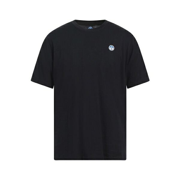 【送料無料】 ノースセール メンズ Tシャツ トップス T-shirts Black|asty
