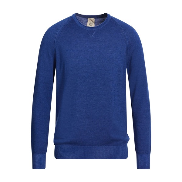 【貨物輸送無料】 エイチ953 メンズ 編み物\u0026プルオーバー アウター Sweaters Blue